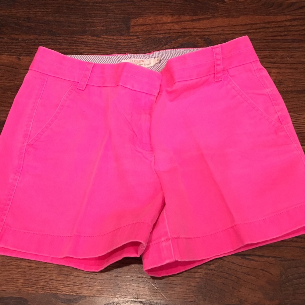Hot pink JCrew shorts